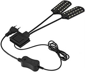 Lámpara impermeable con pinza para gambario