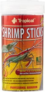 Tropical palitos de comida para gambas